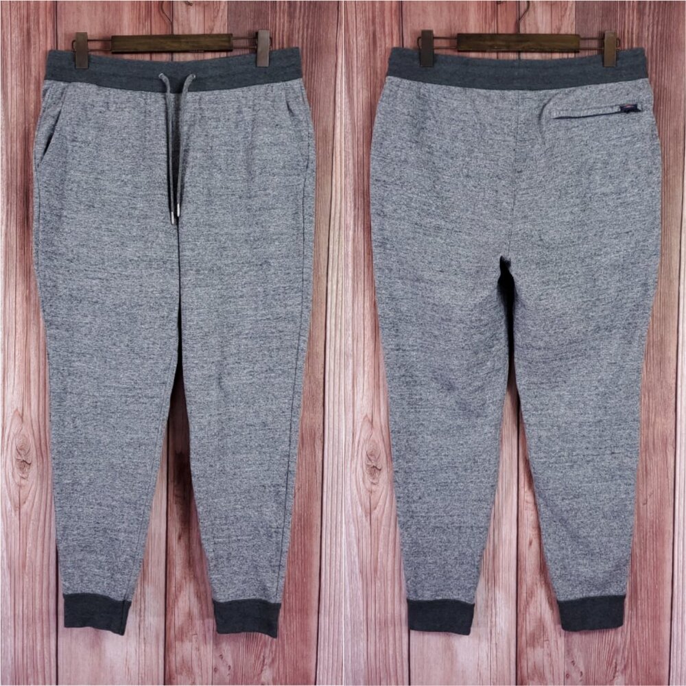 *READ* Faherty Mens XL Double Knit Sweatpants Gray